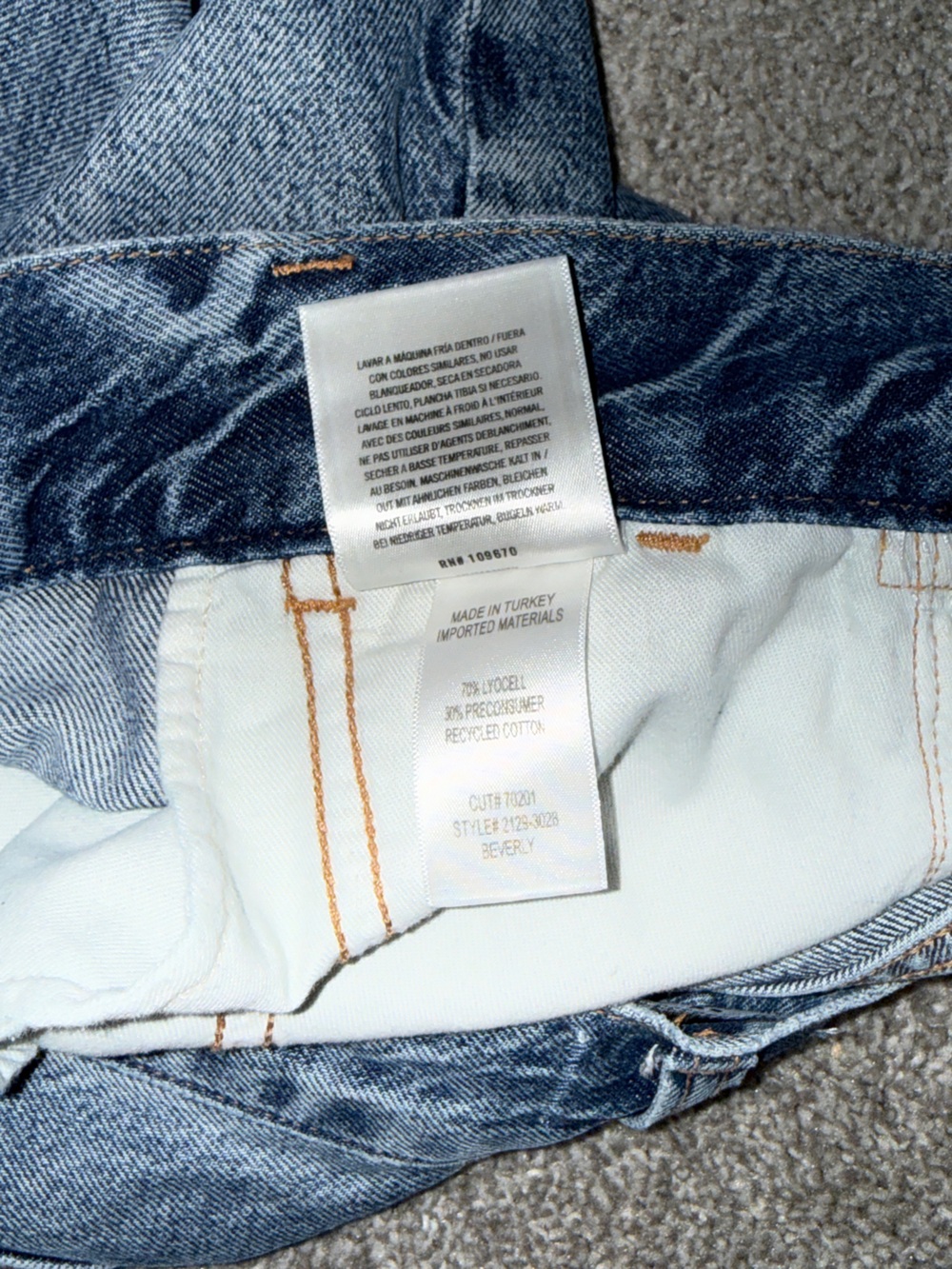Citizens of Humanity Beverley wide leg trousers 28 - Picture 4 of 7